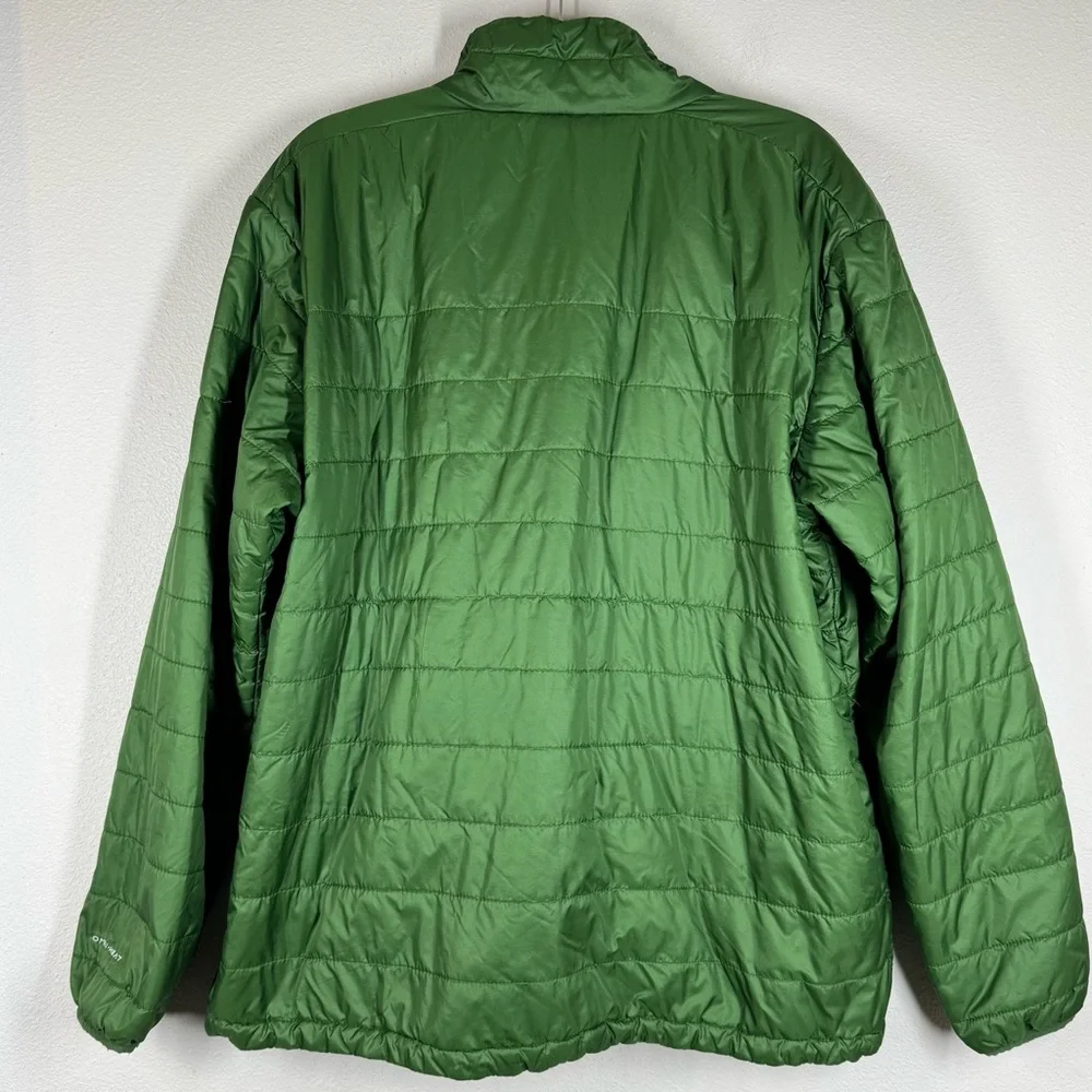 Columbia Men's Green Puffer Jacket Omni Heat Insulated Outdoor Size XL - Picture 6 of 7